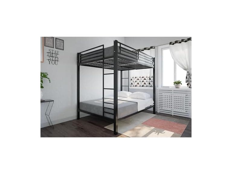 DHP Full Over Full Metal Bunk Bed - Image 1
