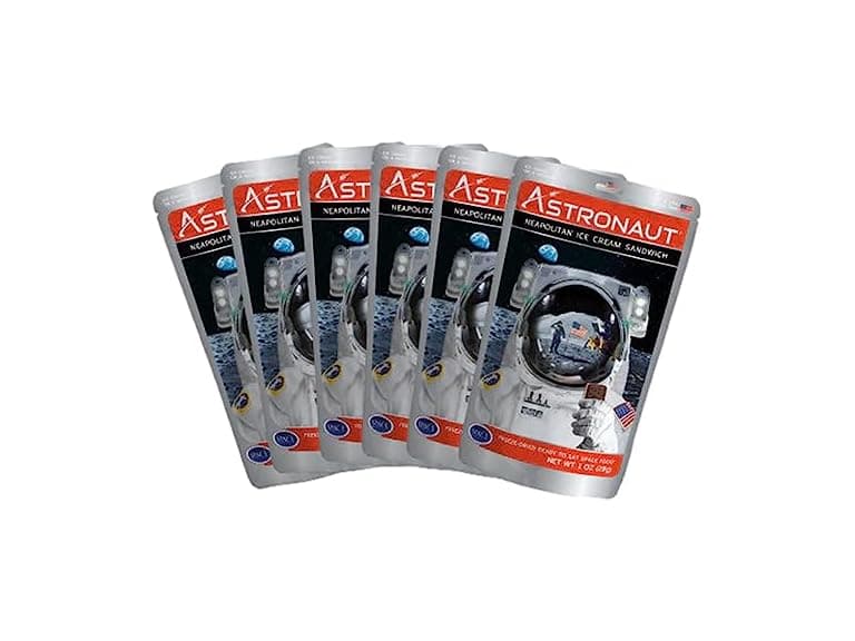 6CT Astronaut Foods Freeze-Dried Ice Cream Sandwich - Image 1