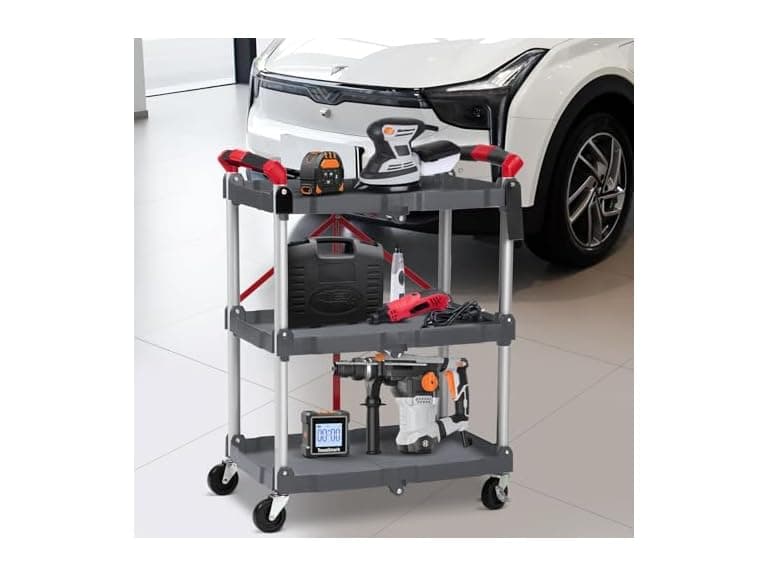 YardYonder 3-Tier Folding Utility Cart  - Image 1