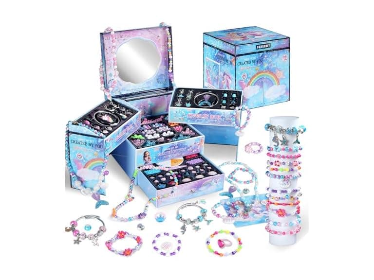 2000pcs Charm Beads Bracelet Making Kit - Image 1