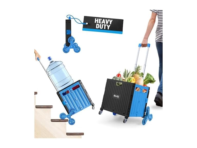 Heavy Duty Cart with Wheels and Telescopic Handle - Image 1