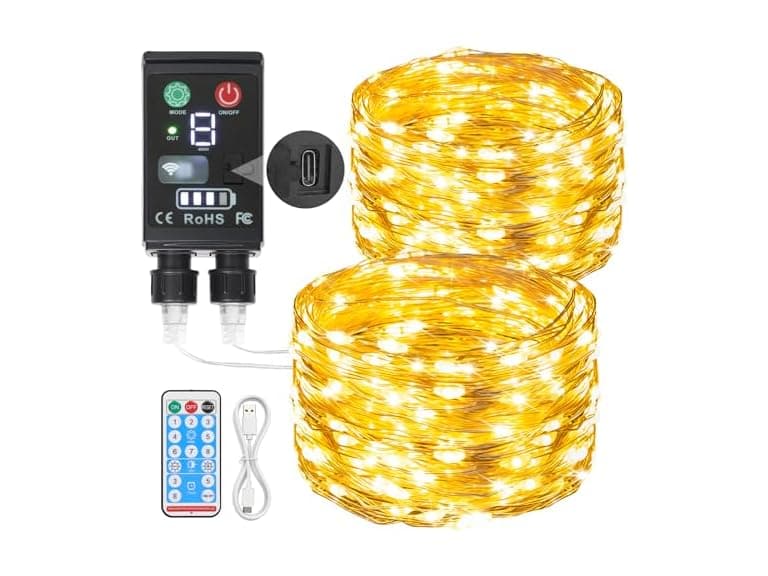 Lakumu 2-in-1 Rechargeable Fairy Lights Battery - Image 1