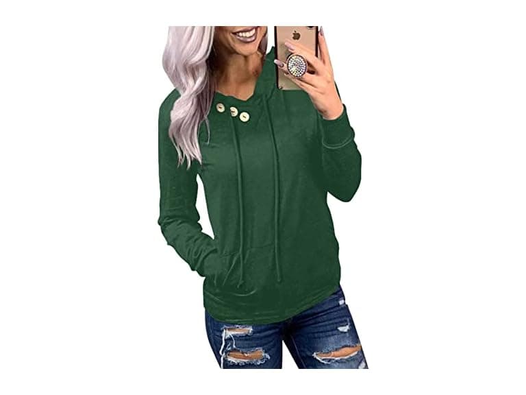 Dokotoo Women (XL) Casual Army Hoodies Sweatshirts - Image 1