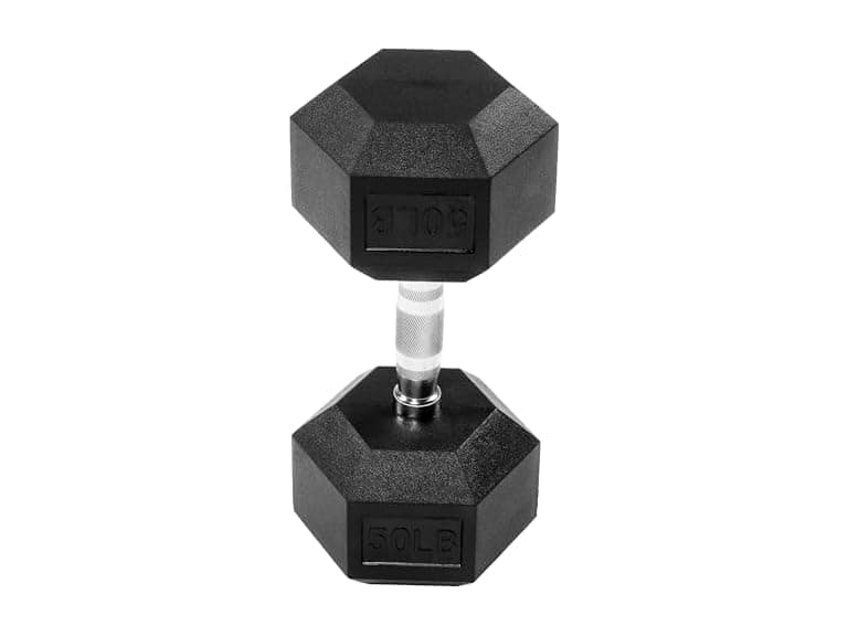 Signature Fitness Fitvids  Dumbbell, 50lbs Single - Image 1
