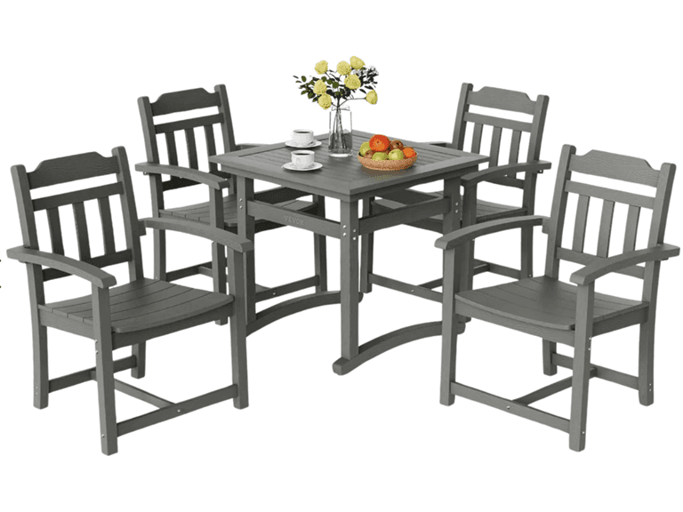 5 Piece Garden Furniture Set 1 Table - Image 1