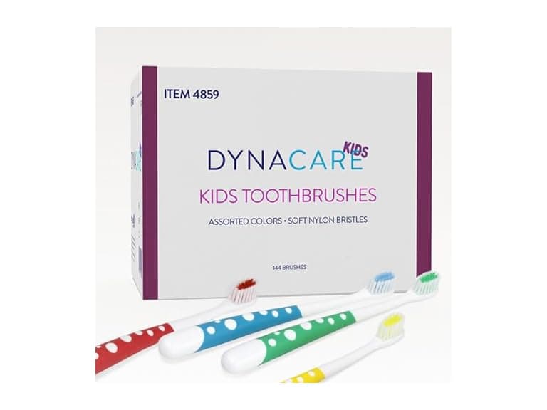 DynaCare Kids Toothbrushes 144ct Bulk - Image 1