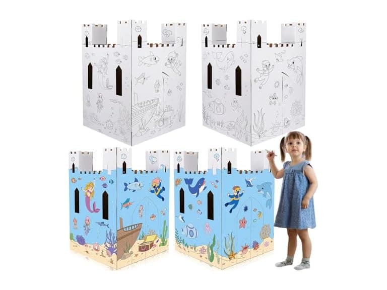 4 PC Under The Sea Cardboard DIY Craft - Image 1