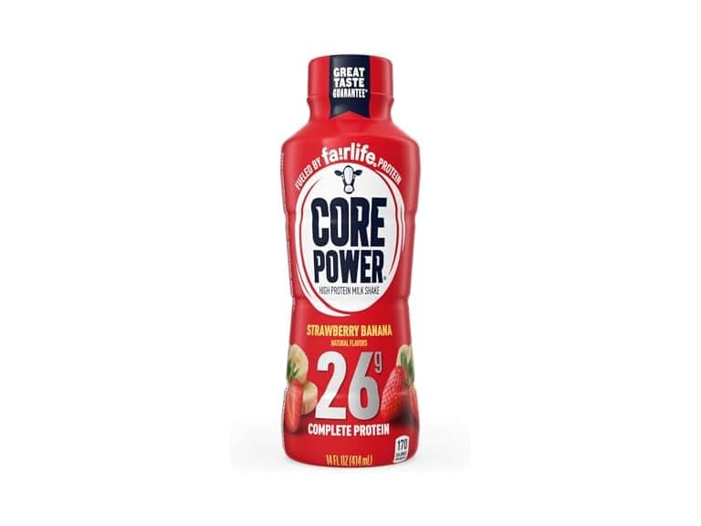 1CT Core Power High Protein (26g) Shake, Strawberry Banana - Image 1