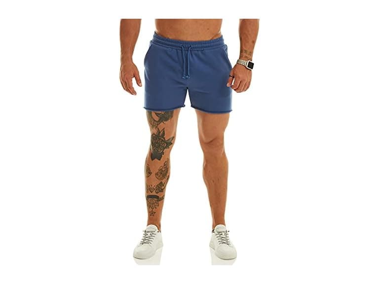 Ouber Men (S) Workout Squatting Slim Gym Shorts - Image 1