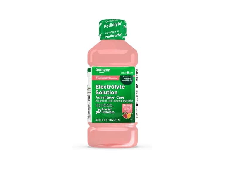 Amazon Basic Care Amazon Electrolyte Strawberry, 33.8oz - Image 1