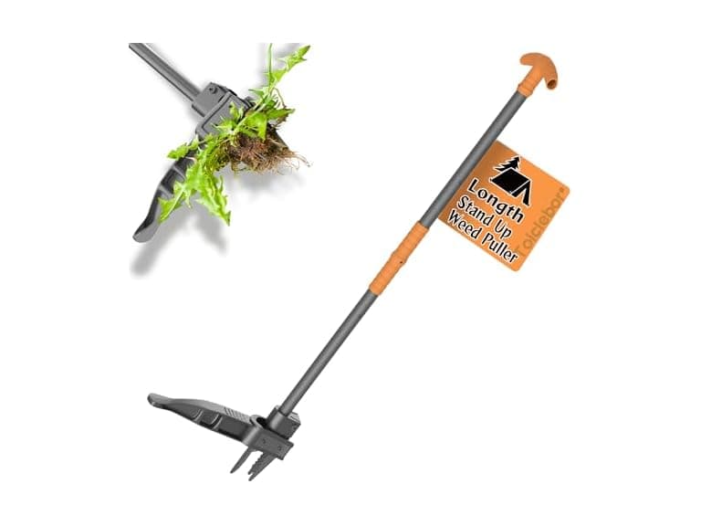 Toiclebor SDWP-021 Stand Up Weed Puller Tool, Matte Black - Image 1