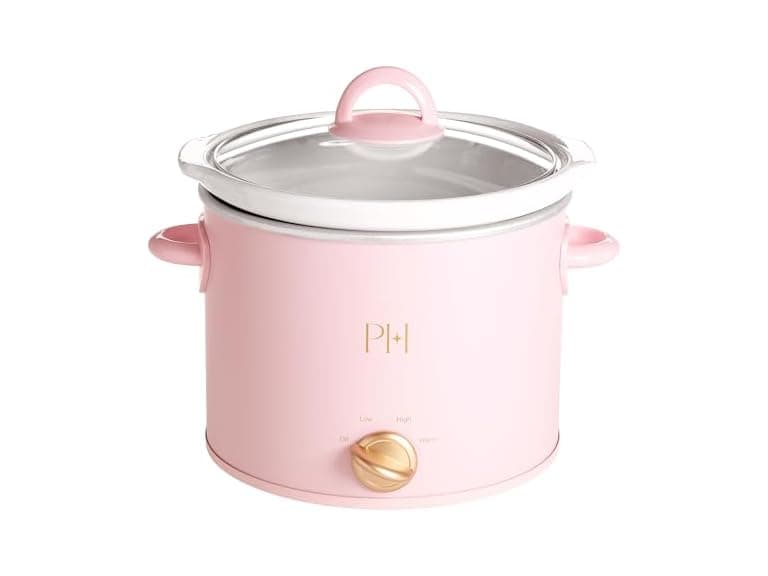 Paris Hilton 3.5-Quart Manual Slow Cooker, Pink - Image 1