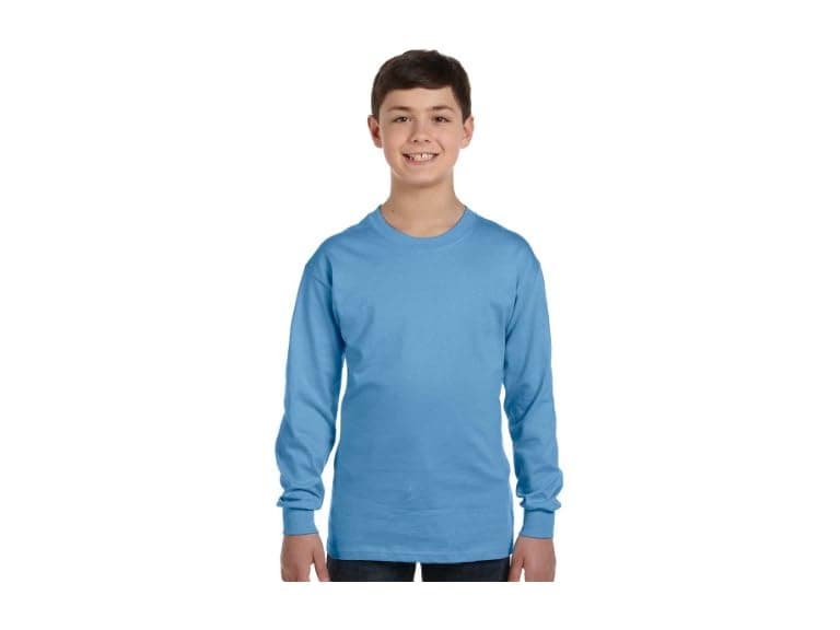 Gildan Men (L) G540b Youth 5.3 Oz. Heavy T-Shirt - Image 1