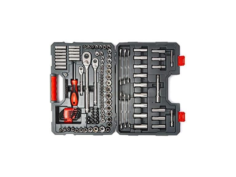 Crescent CTK142C 142 Piece 1/4", 3/8" & 1/2" Dr Set - Image 1