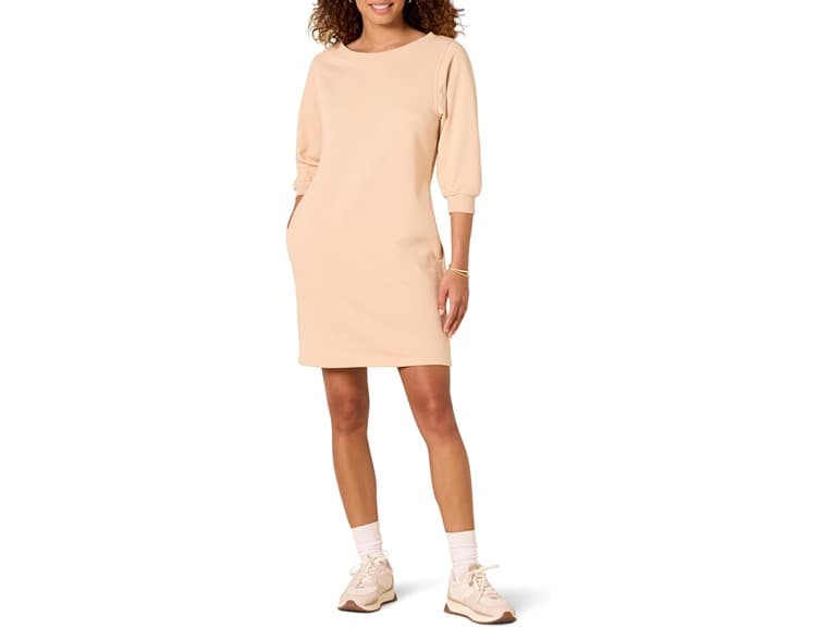 Amazon Essentials Women French Terry Blouson Dress