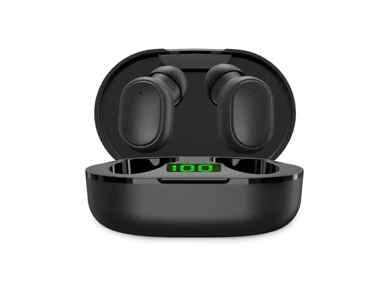 USB-C Rechargeable Wireless Earbuds- Black - Image 1