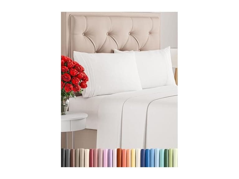 4 Piece Breathable & Cooling Sheet Set - Image 1