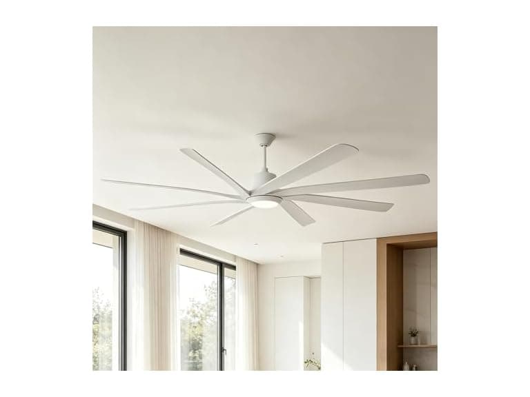 Parrot Uncle 100 Inch Ceiling Fan White