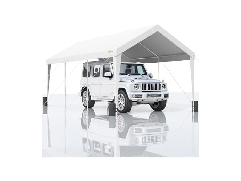 Carport, 10x20 ft Heavy Duty Car Canopy Garage - Image 1