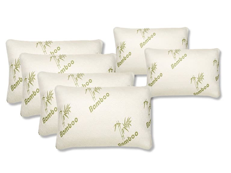 Rayon From Bamboo Pillows, Queen Size - Image 1