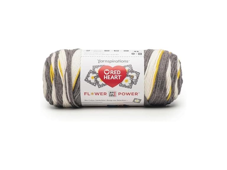 Red Heart All-in-One Flower Power Yarn - Image 1