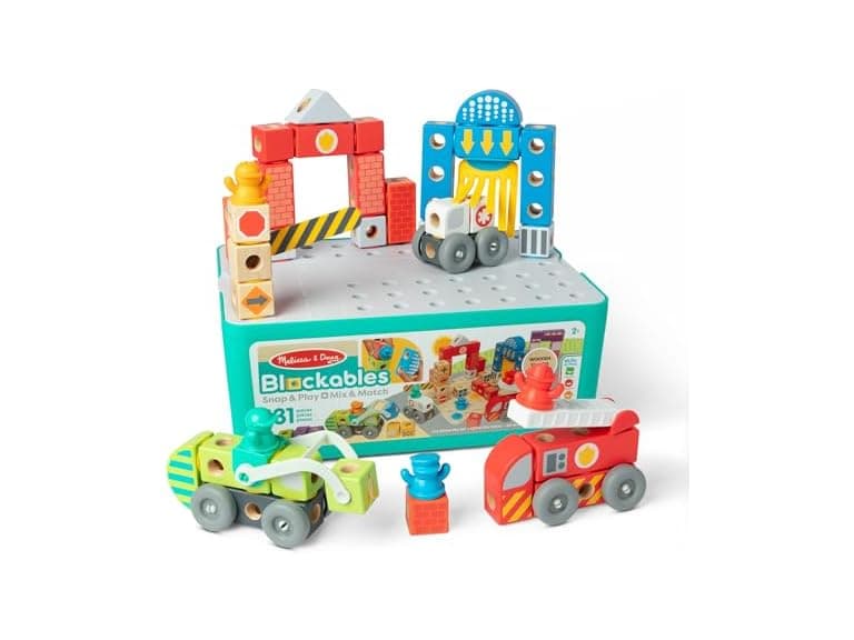 Melissa & Doug Blockables City Set 122p - Image 1
