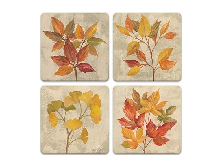 Coaster Set - November Leaves  - Image 1