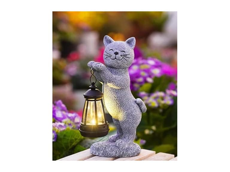 Cat Outdoor Garden Statue Décor - Image 1
