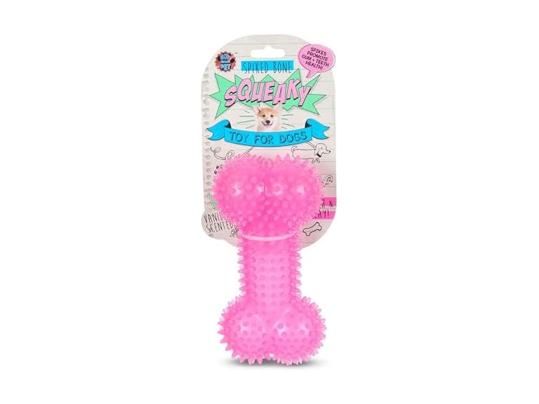 Bow-Wow TPR Spiked Squeaky Dog Toy - Image 1