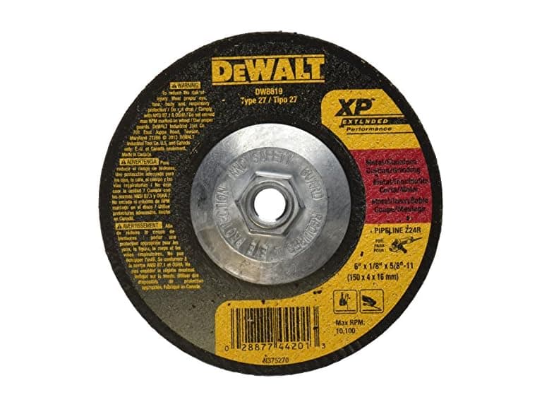 DEWALT DW8819 6in x 1/8 x 5/8in -11 XP Grinding Wheel - Image 1