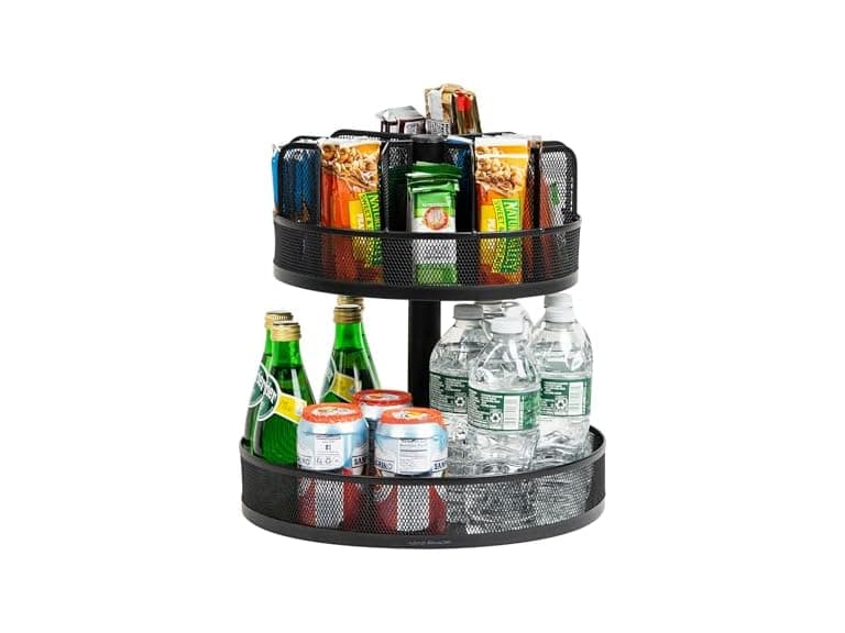 Mind Reader 2-Tier Snack Carousel - Image 1