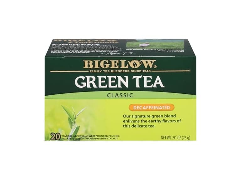 20CT Bigelow Tea Classic Green Tea Decaffeinated, - Image 1
