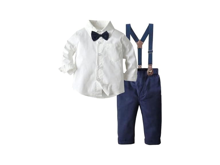 Artmine Boys 3-Piece Vest Suits Set Long Pants Set - Image 1