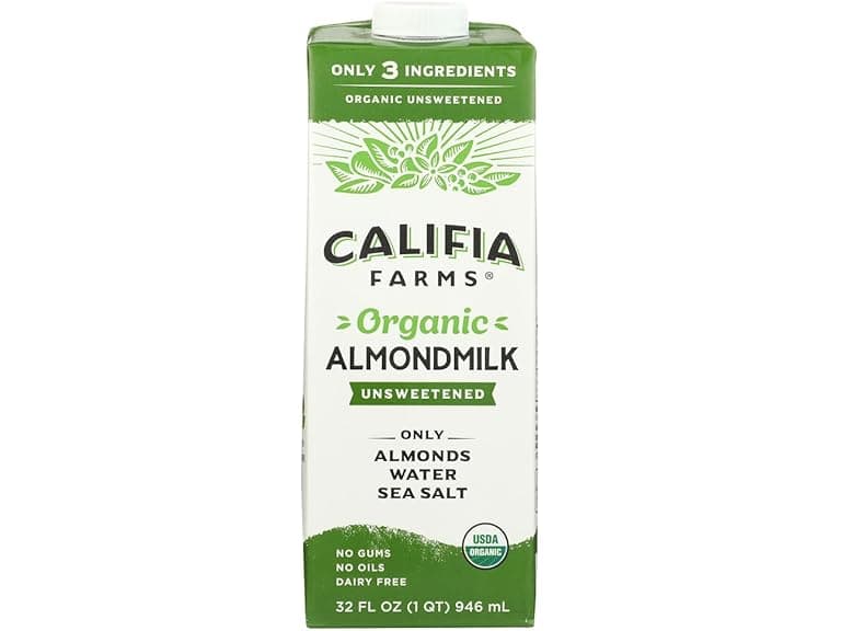 CALIFIA FARMS Organic Unsweetened Almond Milk, 32 OZ - Image 1