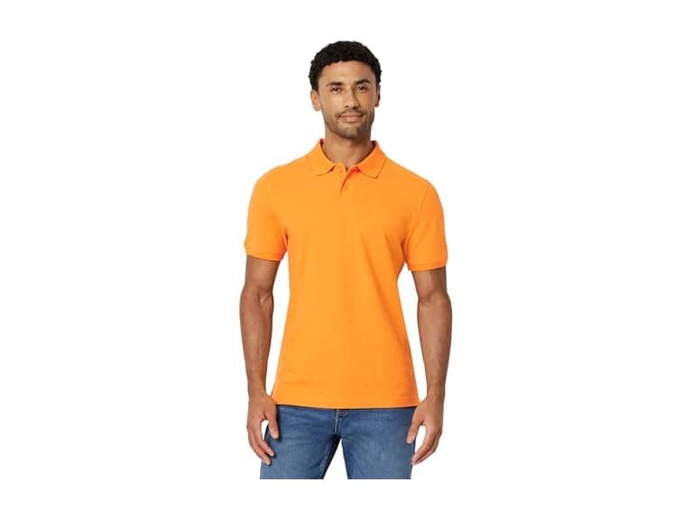 Amazon Essentials Men SS Cotton Pique Polo - Image 1