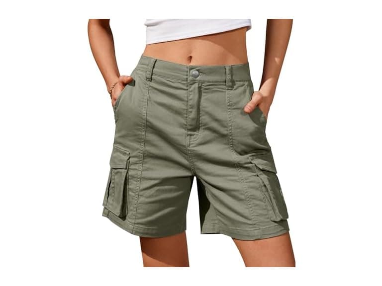 Women's Bermuda Cargo Shorts - Image 1