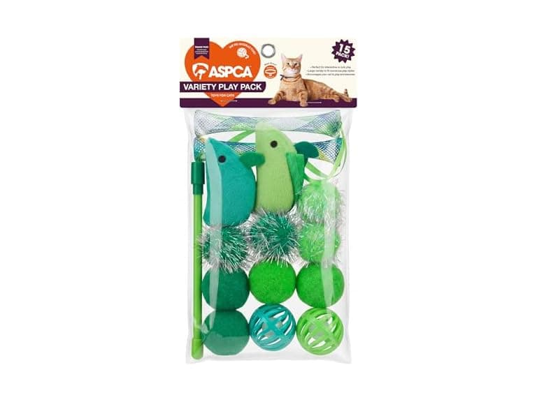 ASPCA 15-Piece Cat Toy Variety Pack – Interactive - Image 1