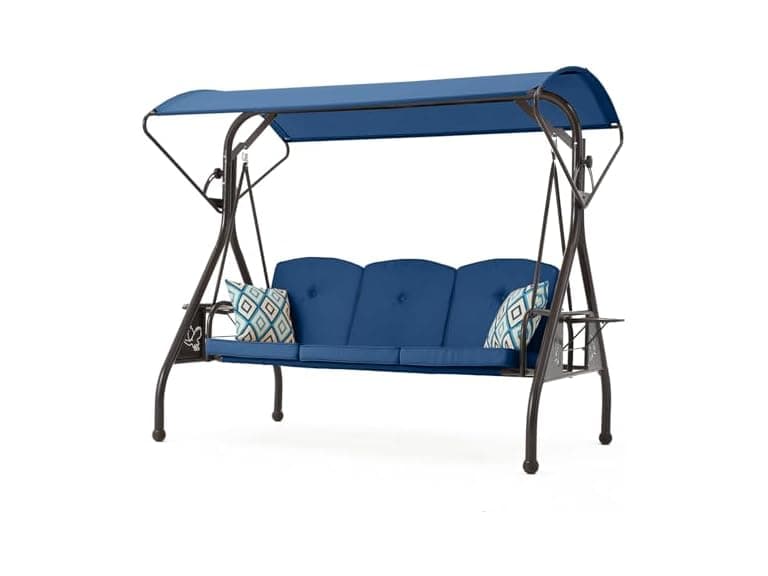 ZZW 800LBS Patio Swing with Canopy - Image 1