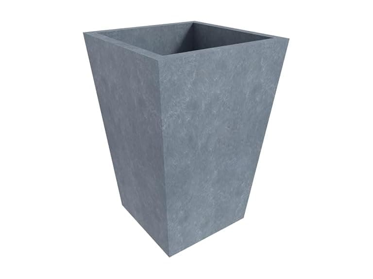 LeisureMod SP21AC Serene Planter Aged Concrete, 21" - Image 1