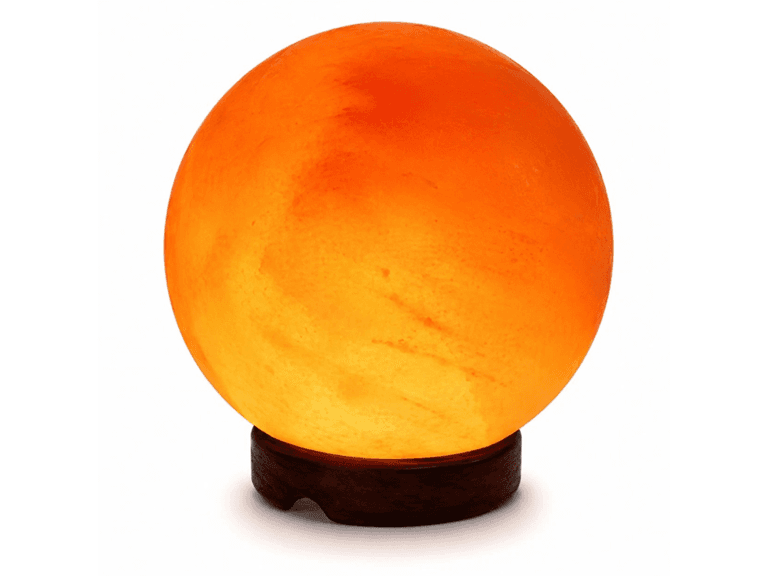Himalayan Salt Lamp - Moon Globe - Image 1
