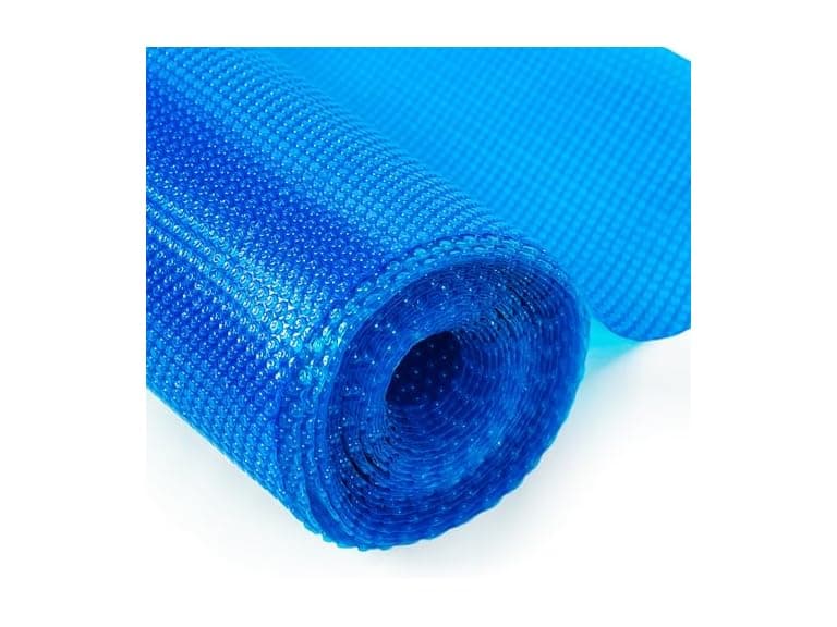 Pool Solar Cover, 12 x 24 ft Durable 16 mil Pool Covers for Inground & Above Ground Pools, Solar Pool Heater, Rectangle Solar Blanket with Bubbles, Blue (Open Box)
