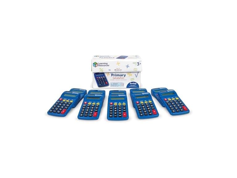 Learning Resources Primary Calculator, Set of 10 - Image 1