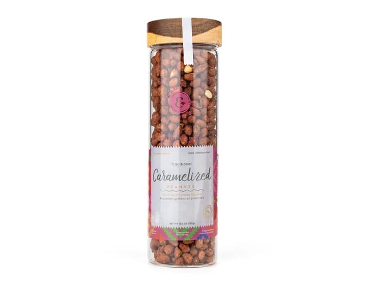 (3pk) Krok Krak Caramelized Peanuts in Glass Jar - Image 1