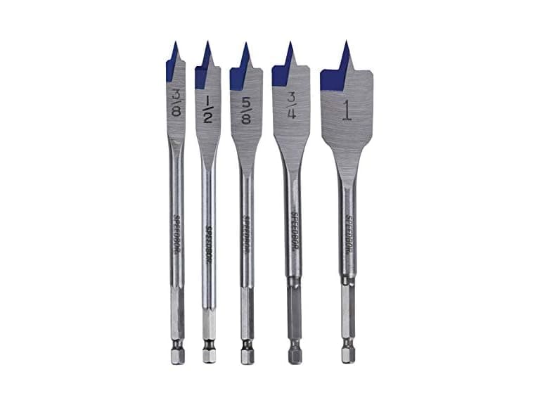 IRWIN SPEEDBOR Spade Wood Drill Bit Set, 5pc 88885 - Image 1