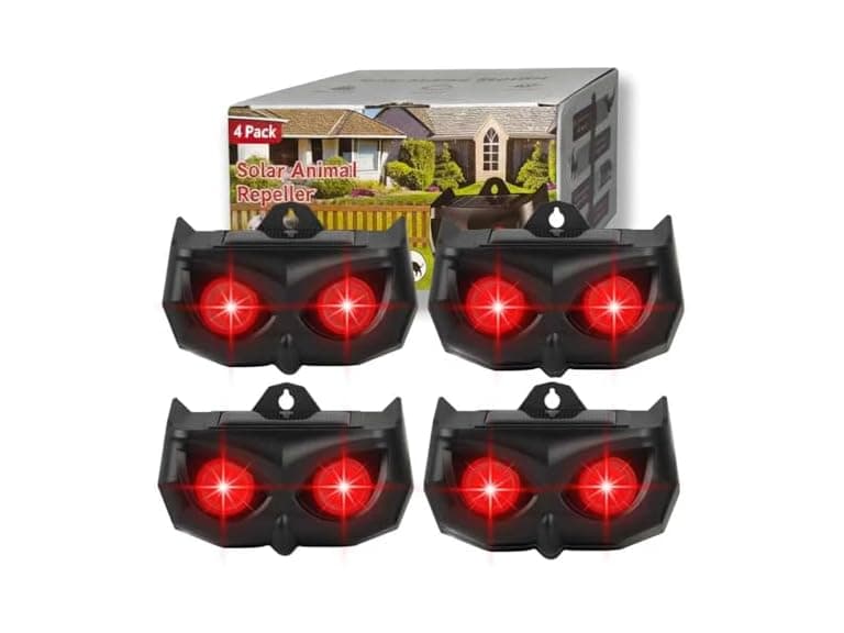 Solar Animal Repeller, 4 Pack - Image 1