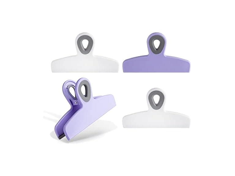 COOK WITH COLOR Lavender Bag Clips - Image 1