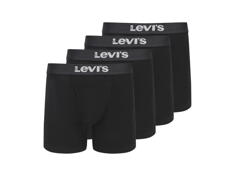 Levi's Men's 4-Pack Cotton Boxer Brief - Image 1