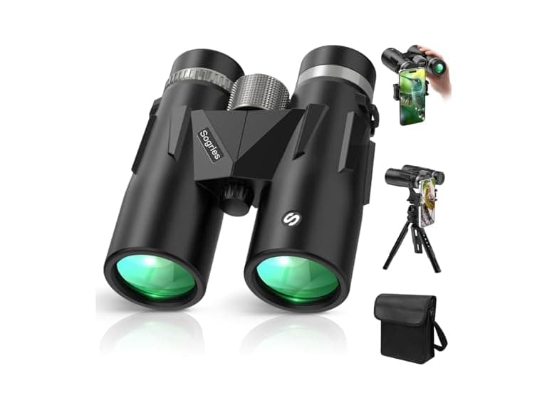 Sogries 12x42 HD Binoculars w/ Tripod - Image 1