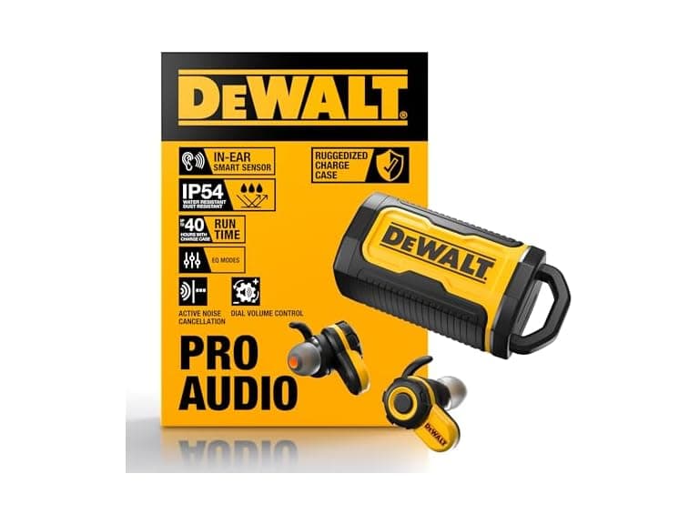 Dewalt 190 2097 DW2 Bluetooth Jobsite Earbuds - Image 1