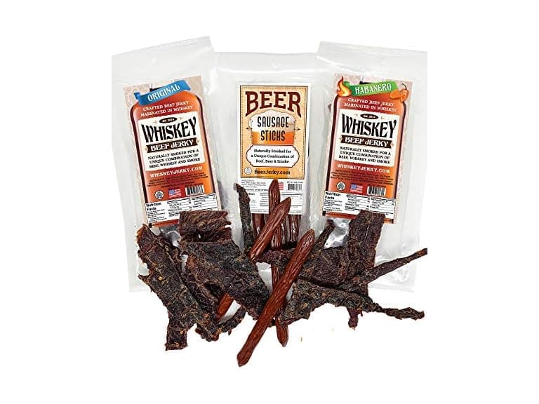 (6 pack) Whiskey Jerky and Beer Sticks